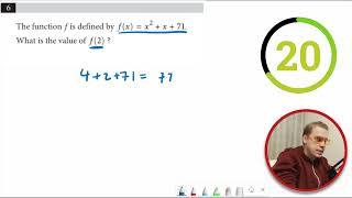 SAT | Test 10 Digital | Module 1 | Problem 6 - IN 30 SECONDS OR LESS