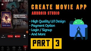 How To Create Movie App In Android Studio In Hindi 2021 | Part 3 | #AADevelopers screenshot 4