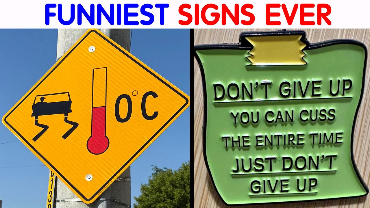 Absolutely Dumb Signs For Those In Need Of A Good Laugh  video compilation #74