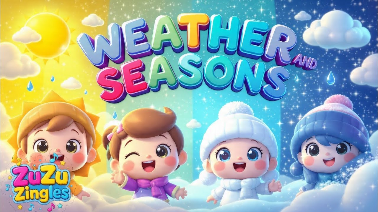 Weather Fun for Kids Learn Seasons and Weather | Nursery Rhyme | Kids Songs 