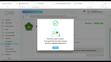 Upload Berita Acara Pendataan (BAP) Emis 4.0