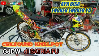 MASIHKAH ENGKER ENGKER KNALPOT HELIKOPTER CJDW DIPASANG DISATRIA FU⁉️ ADHITAMA ES CAMPUR