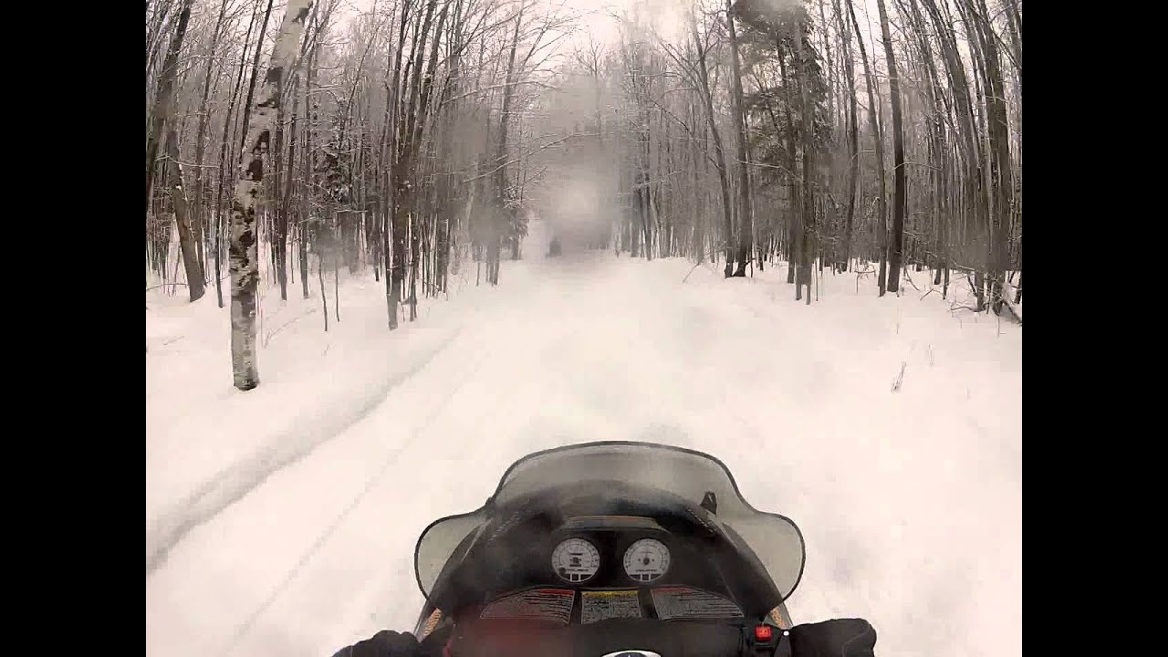 Snowmobiling Bayfield Part 1 3/10/13 YouTube