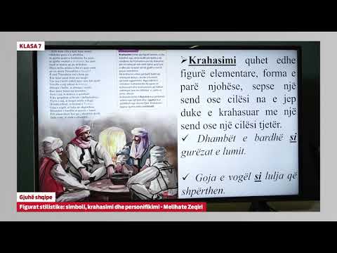 e Mesimi Klasa 7 - 7098 Gjuhë shqipe - Figurat stilistike - Simboli, krahasimi dhe personifikimi