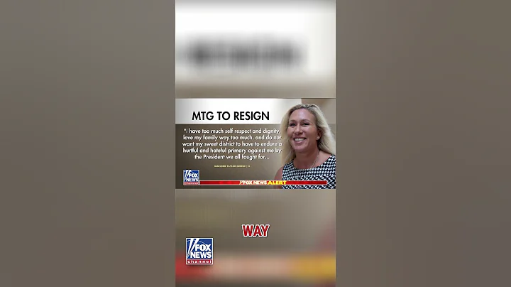 BREAKING: Rep. Marjorie Taylor Greene resigns from Congress #shorts #news #us #fox