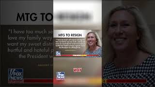 BREAKING: Rep. Marjorie Taylor Greene resigns from Congress #shorts #news #us #fox