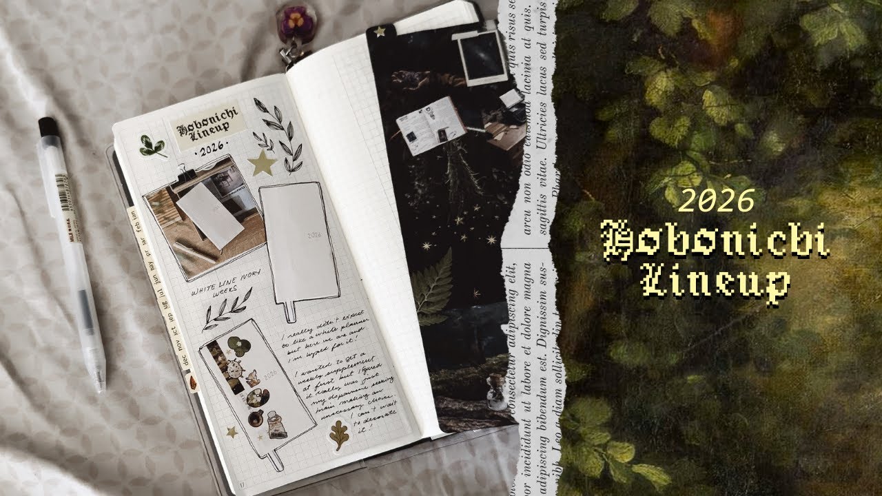 2026 hobonichi lineup ✸ my choice for next year