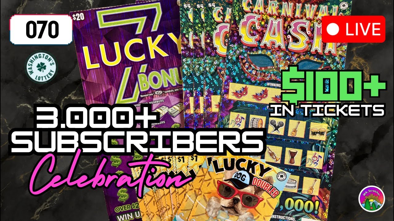 😎 LIVE: 3K Subscriber Celebration - $100+ in NEW WA Tickets! | WA
