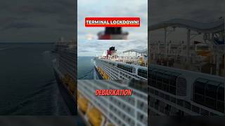 Cruise Passengers Trapped Onboard After Terminal Lockdown! #disneycruiseline #disneywonder #shorts