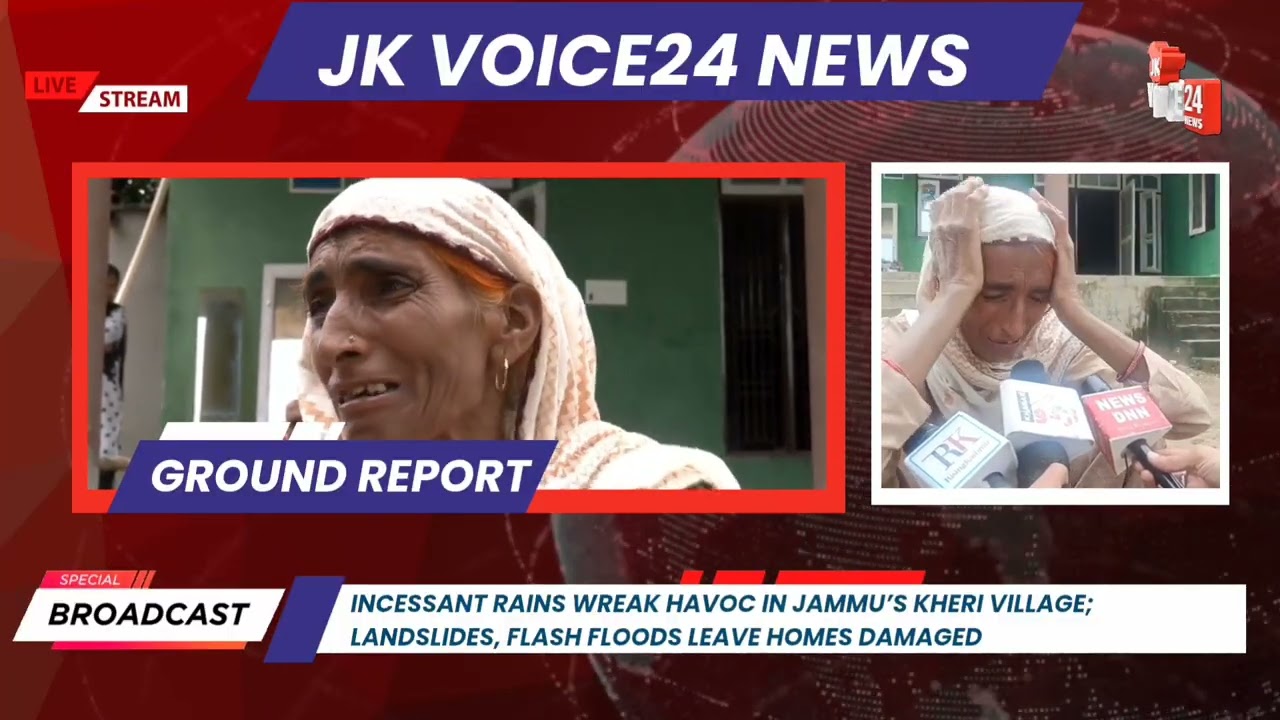 Jammu’s Kheri Village Devastated | Landslides & Flash Floods Destroy Homes After Incessant Rains
