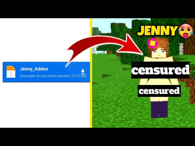 🥵Como Instalar JENNY MOD en Minecraft PE 1.20 | Addons Minecraft Bedrock class=