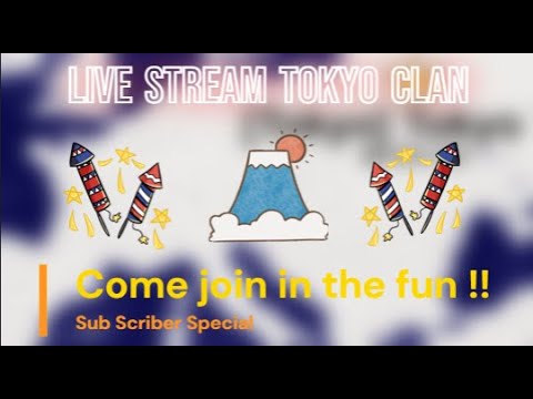 🔴Road to 1720 subs in Territorial.io - Tokyo Clan Night