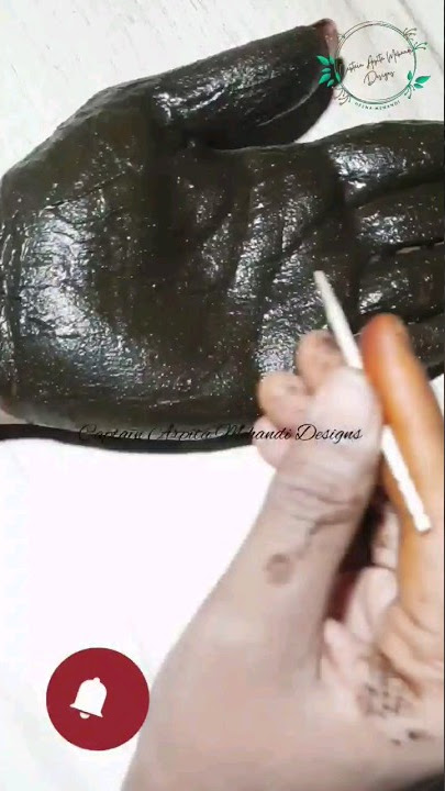 Fruit Stick Se Bnaye Aasan Mehndi Design #shorts #shortvideo #youtubeshorts #mehndi #tricks #viral