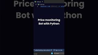 Build a Price Monitoring Bot with Python | Python Automation #python #automation