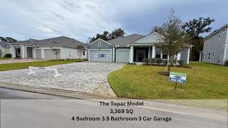 Move-In Ready Topaz Tour | 4 Bed, 3-Car Garage | RiverTown St. Johns, FL