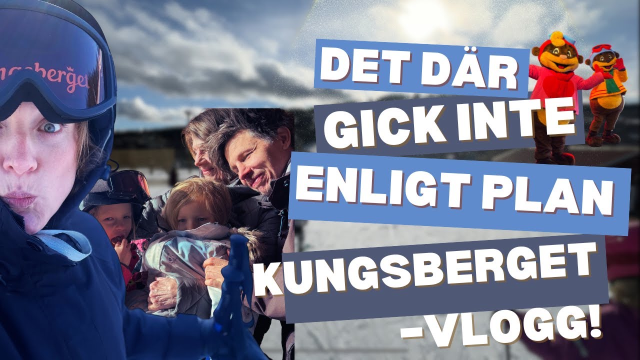 I Kungsberget med två små barn – det går inte riktigt som planerat men...