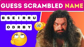 Guess The WWE superstars by Their SCRAMBLED Name | WWE Quiz screenshot 5