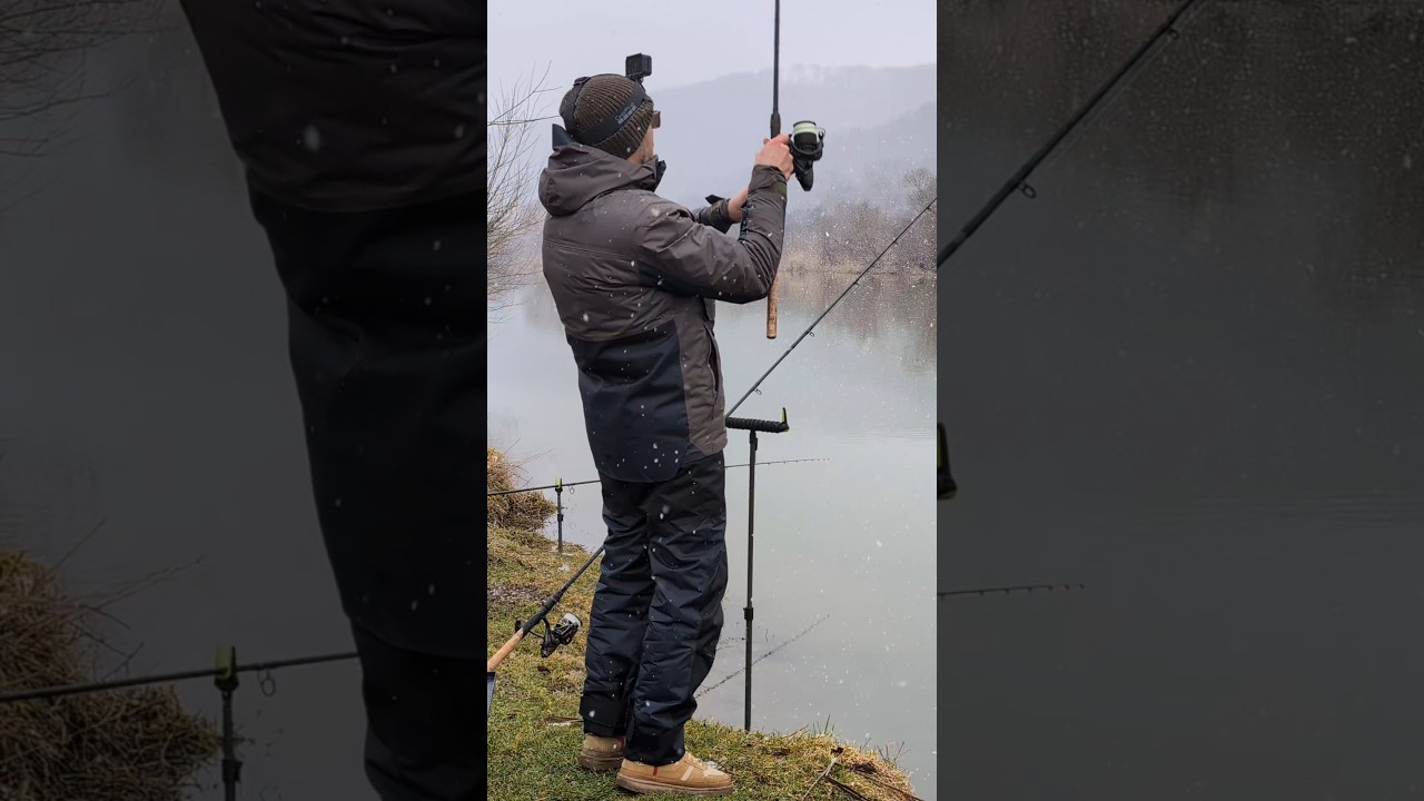 La pescuit ninge cu pești? #pescuit OLT