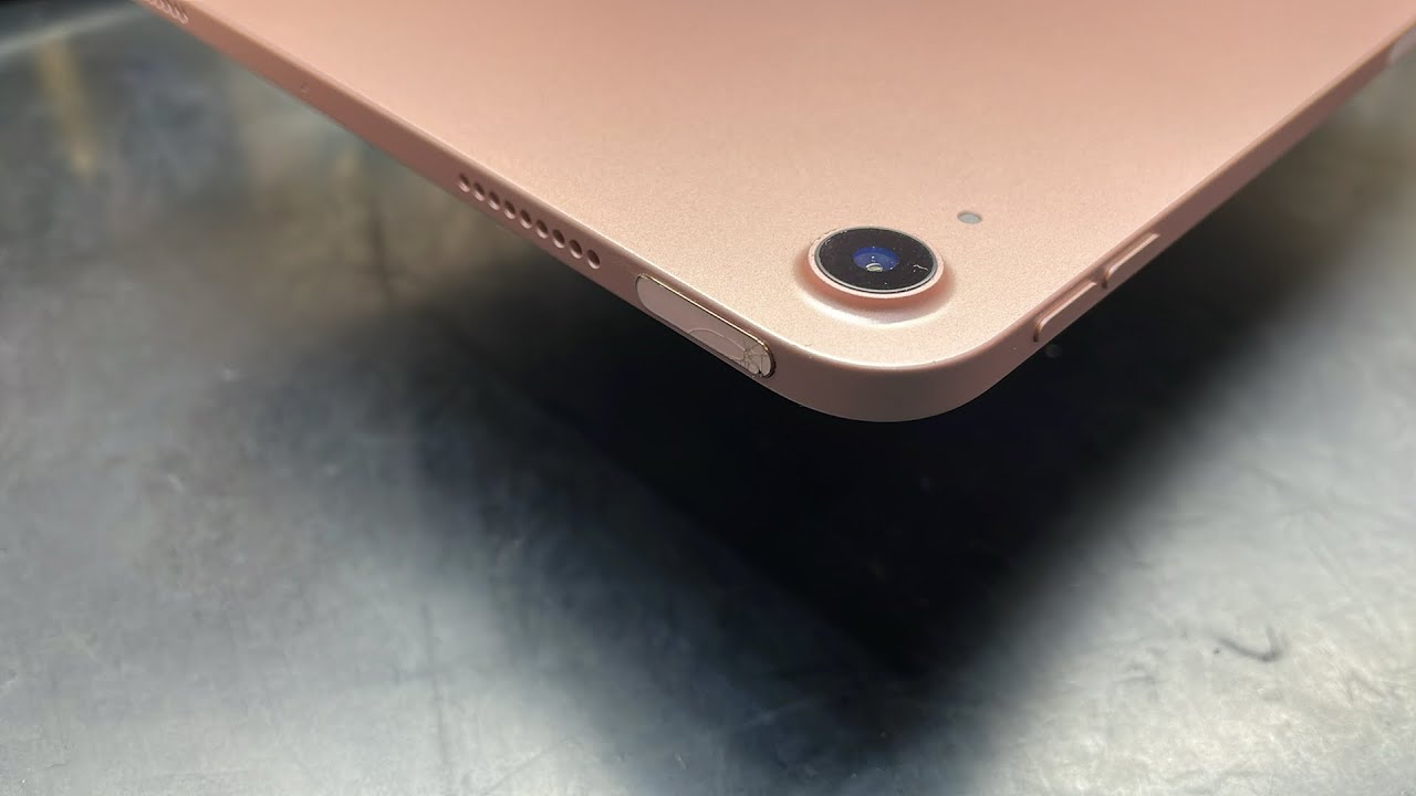 なんでいつもこうなる？】iPad Air 第4世代 A2316 電源ボタン陥没修理