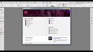 InDesign Class # 1