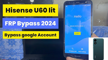 Hisense U60 lite Frp Bypass / Remove Google Acc / Remove Gmail 2024 Without PC