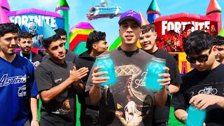 LAST TO LEAVE THE BOUNCY HOUSE WINS $1000!!! (Gone wrong)