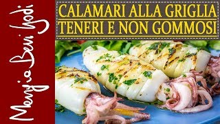 Calamari Alla Griglia Youtube