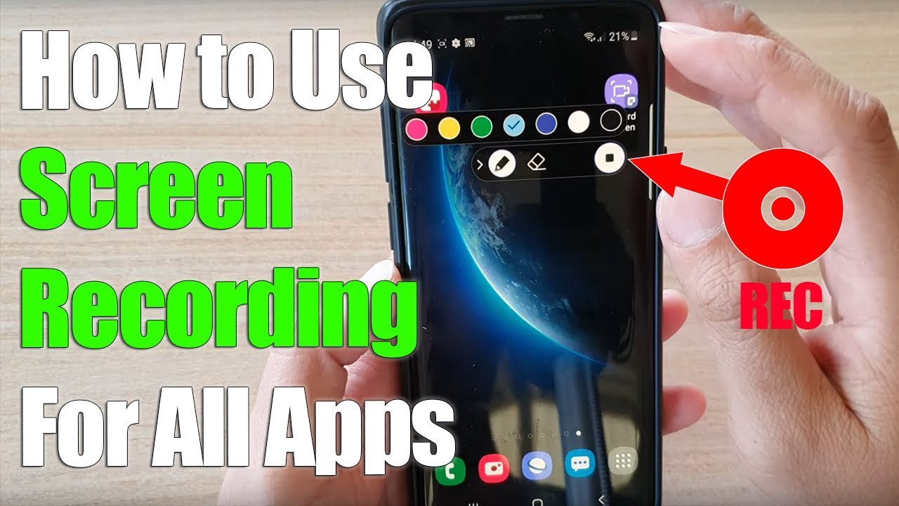Galaxy S9 / S9+: How to Record the Screen Anywhere - Official