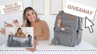 Diaper bag with built in changing station *GIVEAWAY*