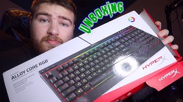 HYPERX ALLOY CORE RGB Keyboard | Unboxing
