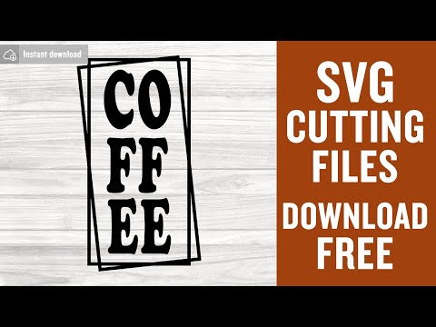 Coffee SVG Cut File, Must Have Coffee Cutting File for Silhouette