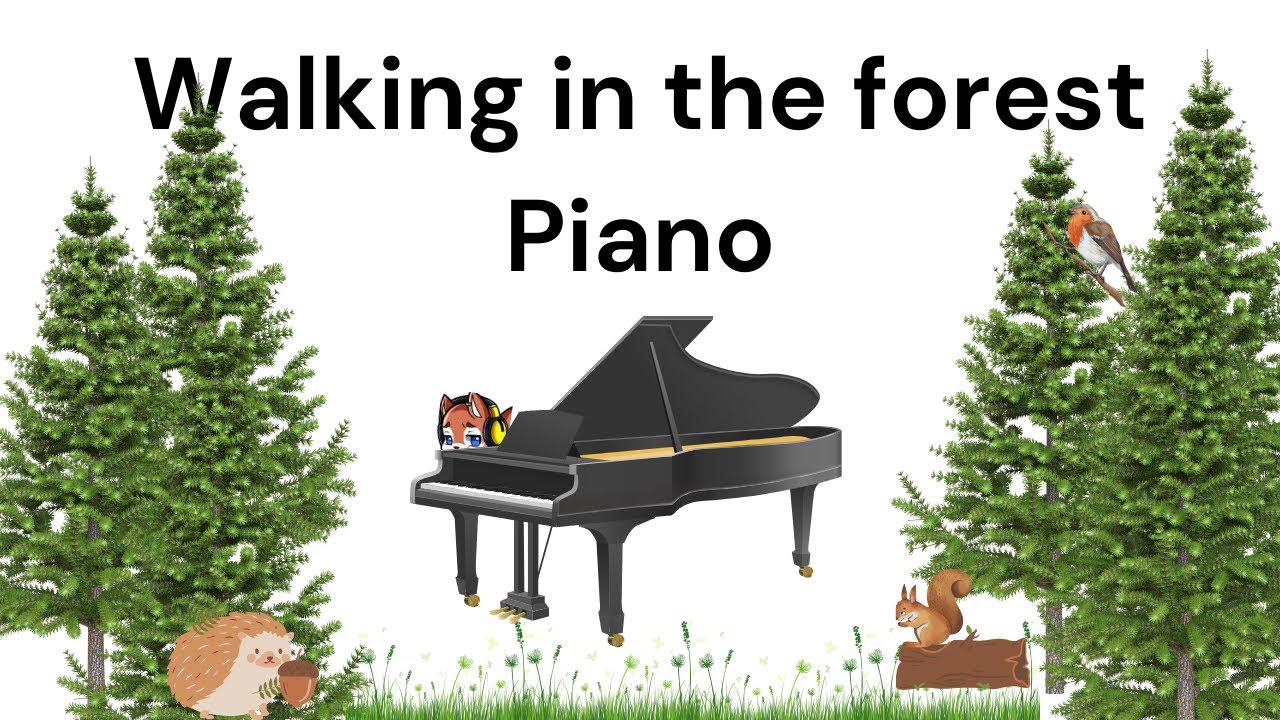 Relaxing Piano Walking in the forest vibes // Chunky Squirrel