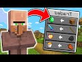 Minecraft, But Villagers Trade OVERPOWERED Items! | jj and mikey (maizen) villager and village