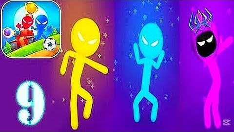 Stickman Party - Gameplay Walkthrough Part 9 - 1 2 3 4 Player Games Free - All MiniGames