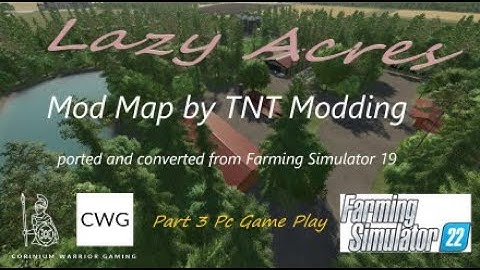 Farming Simulator 22, Lazy Acres, Map Pc Game play.