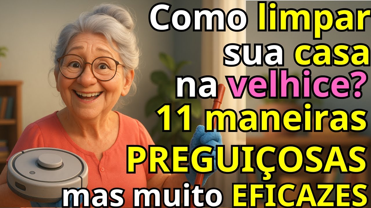 11 MACETES de limpeza para IDOSAS, pessoas com deficiência ou dor crônica (fáceis e eficazes)
