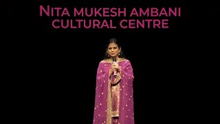 Isha Ambani Welcomes The Audience To The Grand Launch Of The Nita Mukesh Ambani Cultural Centre