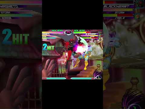 MvC2: Romneto - Magneto Double Assist Combo (Tron) Rom to Unmash 150% Sequence .:10.21.24:.