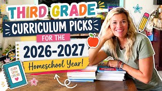 Third Grade Homeschool curriculum picks/veteran homeschool mom of 6/ Not TGTB! #homeschooling 
