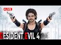 🔴LIVE - Playing Every Resident Evil Game before 9 (Resident Evil 4)