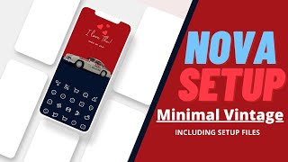 Minimal Vintage Setup #2 l Customize Smartphone Homescreen with NOVA Launcher l KWGT screenshot 3