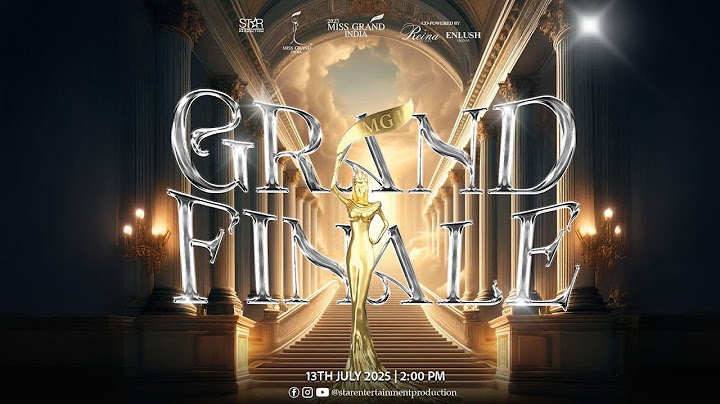 MISS GRAND INDIA 2025 | GRAND FINALE ( THE RISE OF A GRAND STAR )