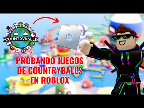 TESTING COUNTRYBALL GAMES ON ROBLOX | ThESamuXYT