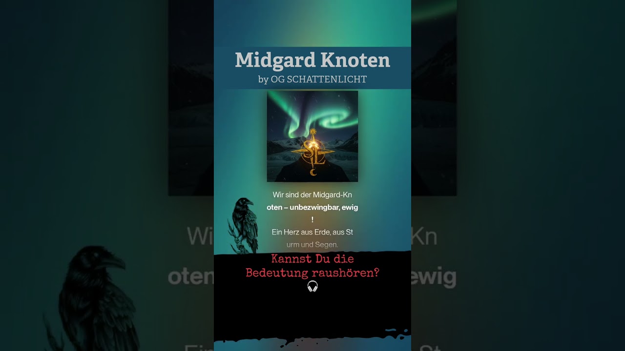 Midgard-Knoten: Mystischer Deutschrock über das unzerbrechliche Band | OG Schattenlicht