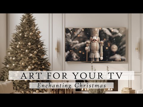 Enchanting Christmas Art For Your TV | Christmas Slideshow For Your TV | Cozy Ambient Art | 3 Hrs