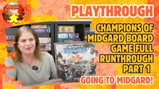 Champions of Midgard Board Game Full Runthrough