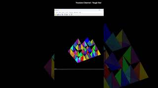 3D Sierpinski Triangle using MATLAB #chaos #triangle #3d #fractal #math #chaostheory #animation