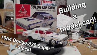 My first scale model car! 1964 Dodge 330 Super Stock! Color Me Gone!