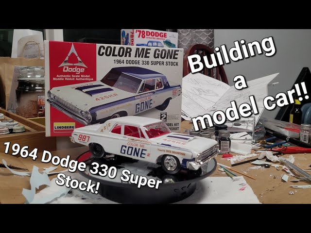 My first scale model car! 1964 Dodge 330 Super Stock! Color