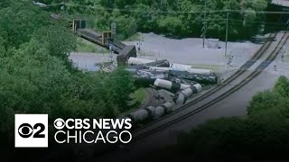 Evacuation order lifted, no danger after freight train derailment in Matteson, Illinois